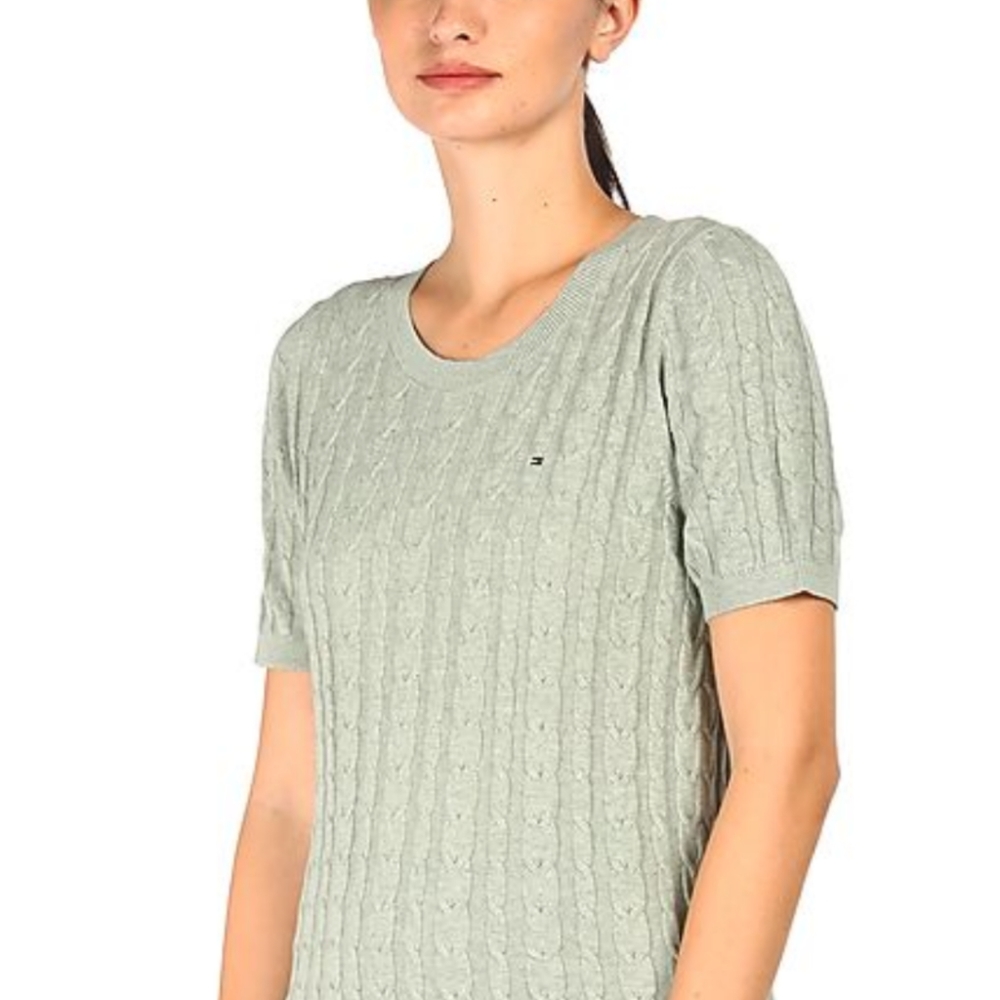 Tommy Hilfiger Short Sleeves Patterned Sweater